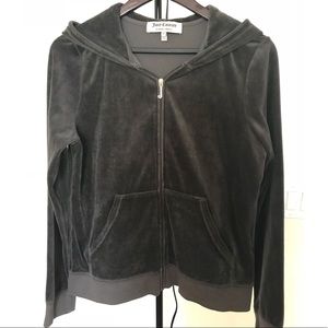 Juicy Couture Velour Track Hooded Jacket